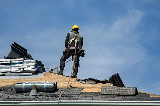 Professional Roof Installation technician working in Lodi, OH